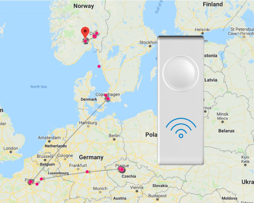 SimplePack tracking device